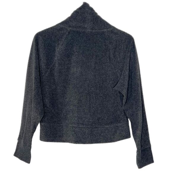 Old Navy Funnel Neck Cropped Microfleece Sweatshirt - Picture 4 of 6